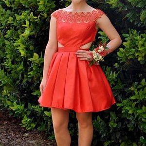 Red Sherri Hill size 0